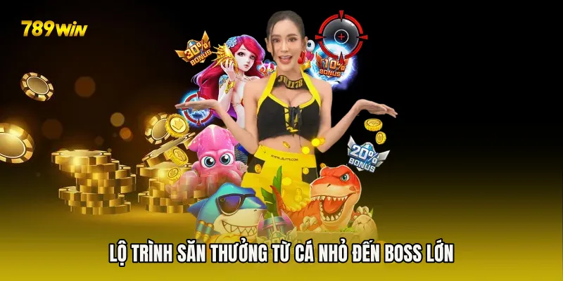 Lộ trình săn thưởng từ cá nhỏ đến boss lớn